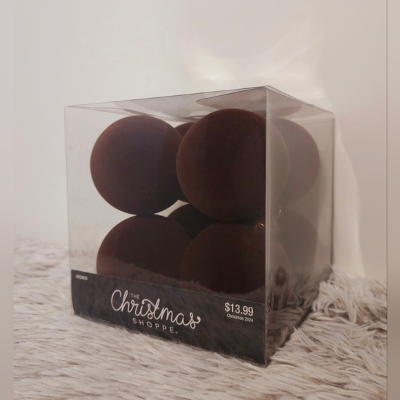 Hobby Lobby Viral Flocked Ball Ornaments - Picture 2 of 2